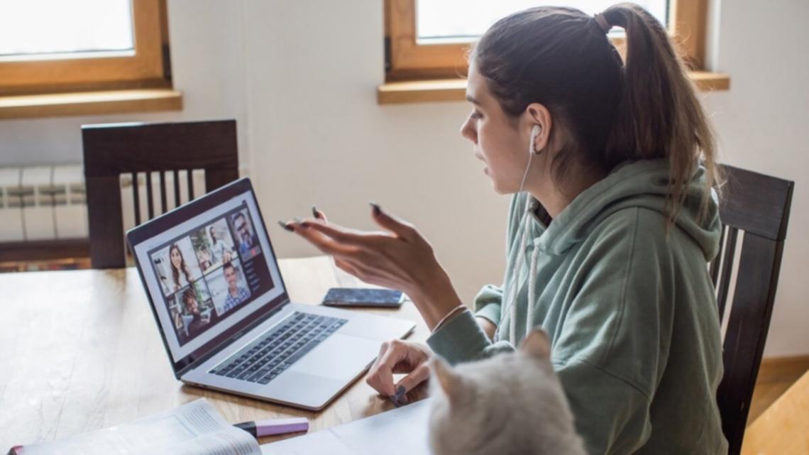 Estudiantes colaborando en análisis de benchmarking presupuestario